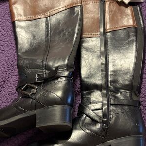 Unisa Black and Brown Women's Boots